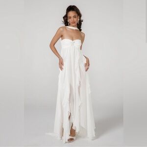 Nana Jacqueline Mariah Dress White (Medium)